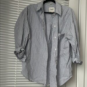 Abercrombie and Fitch striped button down